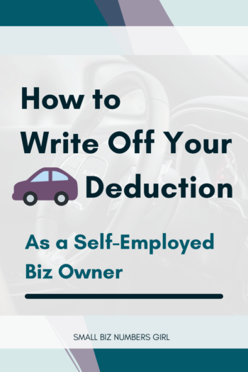 How to Write Off Vehicle Deduction Pin Text