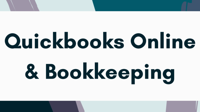 Quickbooks Online and Bookkeeping